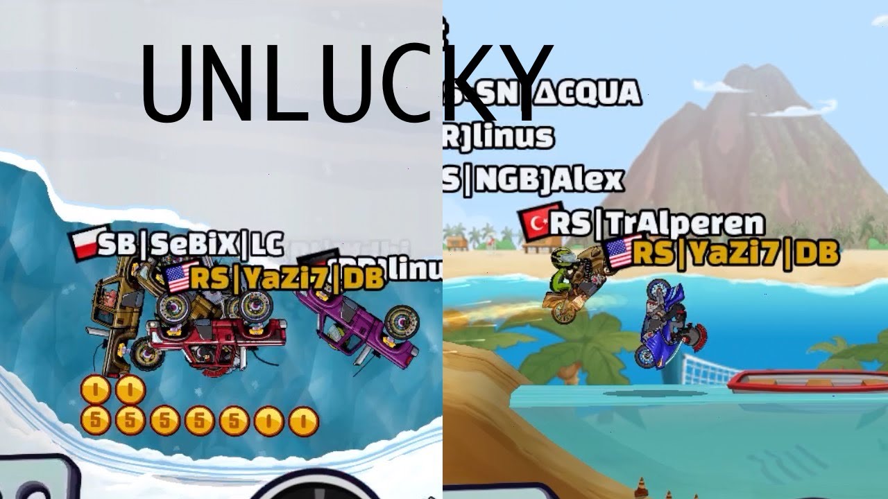 2 LONG AND UNLUCKY RACES | Snow Castle & Paradise Bay  | Hill Climb Racing 2
