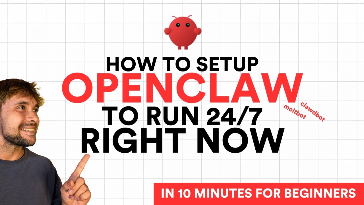 EASIEST Way To Install OpenClaw (ClawdBot)To Run 24/7 in 10 Minutes Right Now