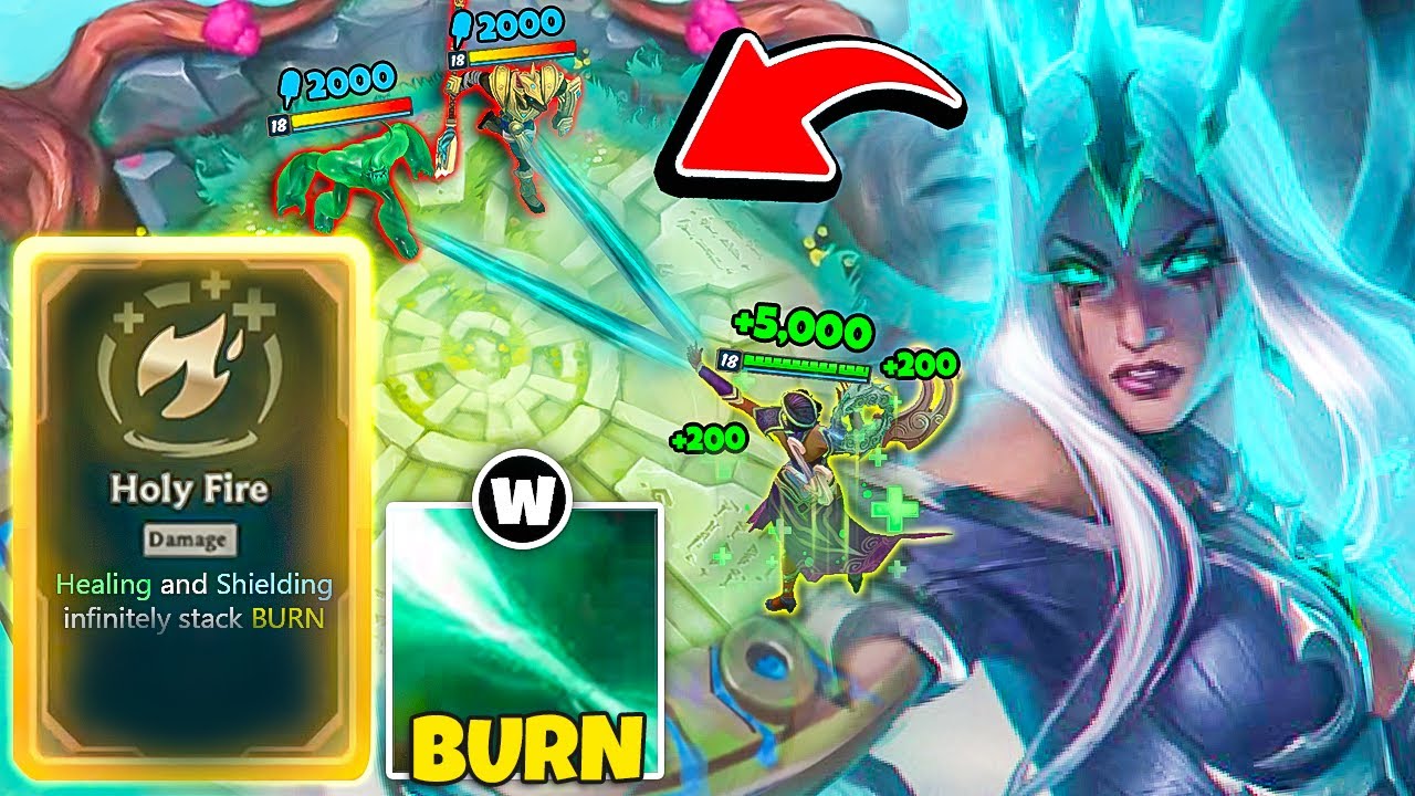 Perma Heal Karma, but my heals and shields infinitely burn the enemy | 2v2v2v2 Arena