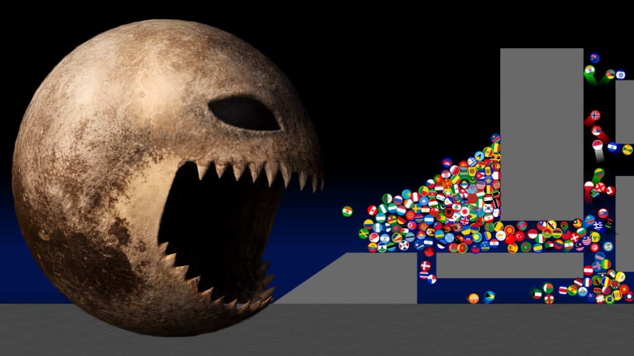 Escape from Pluto wakes up - Marble Race Countries Elimination