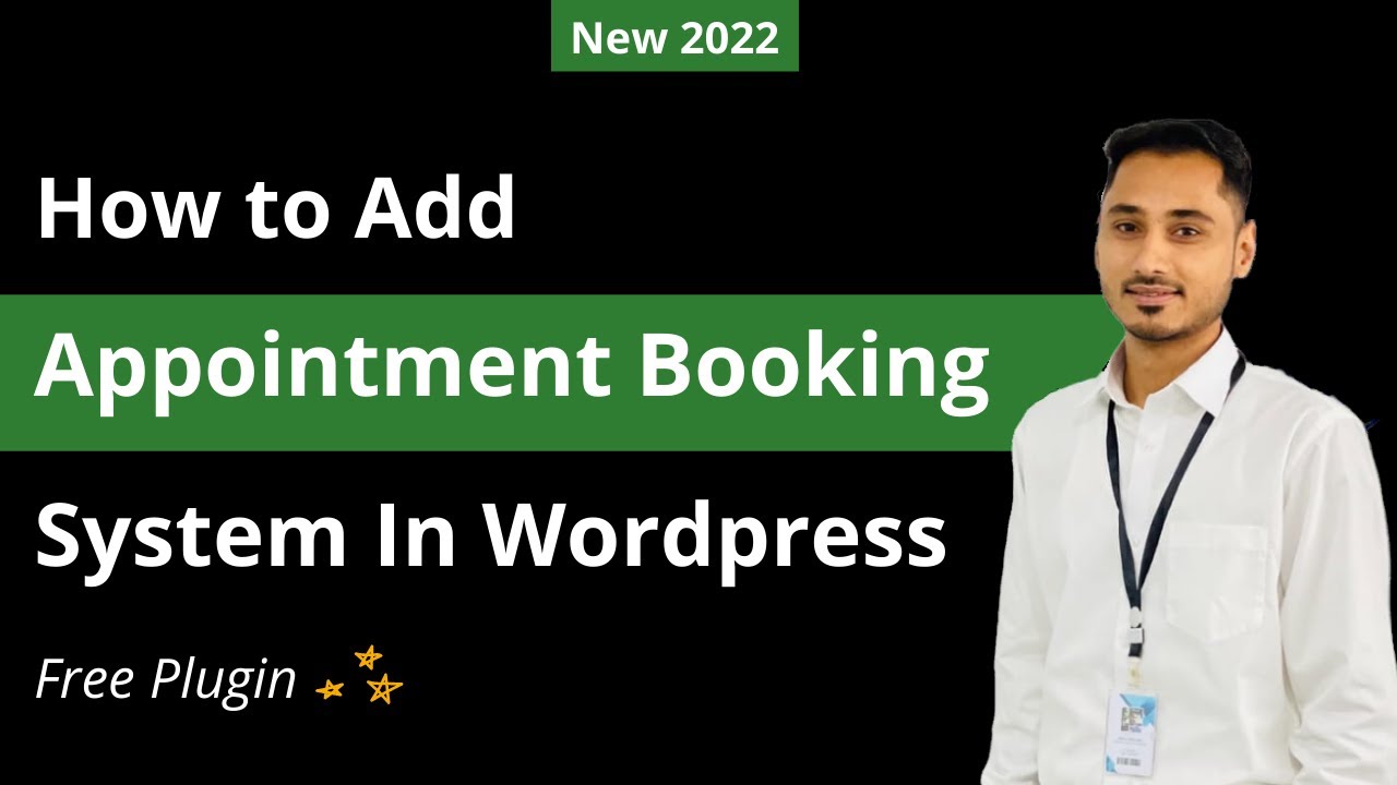 How to Add Appointment Booking System to Wordpress Website | appointment booking plugin free