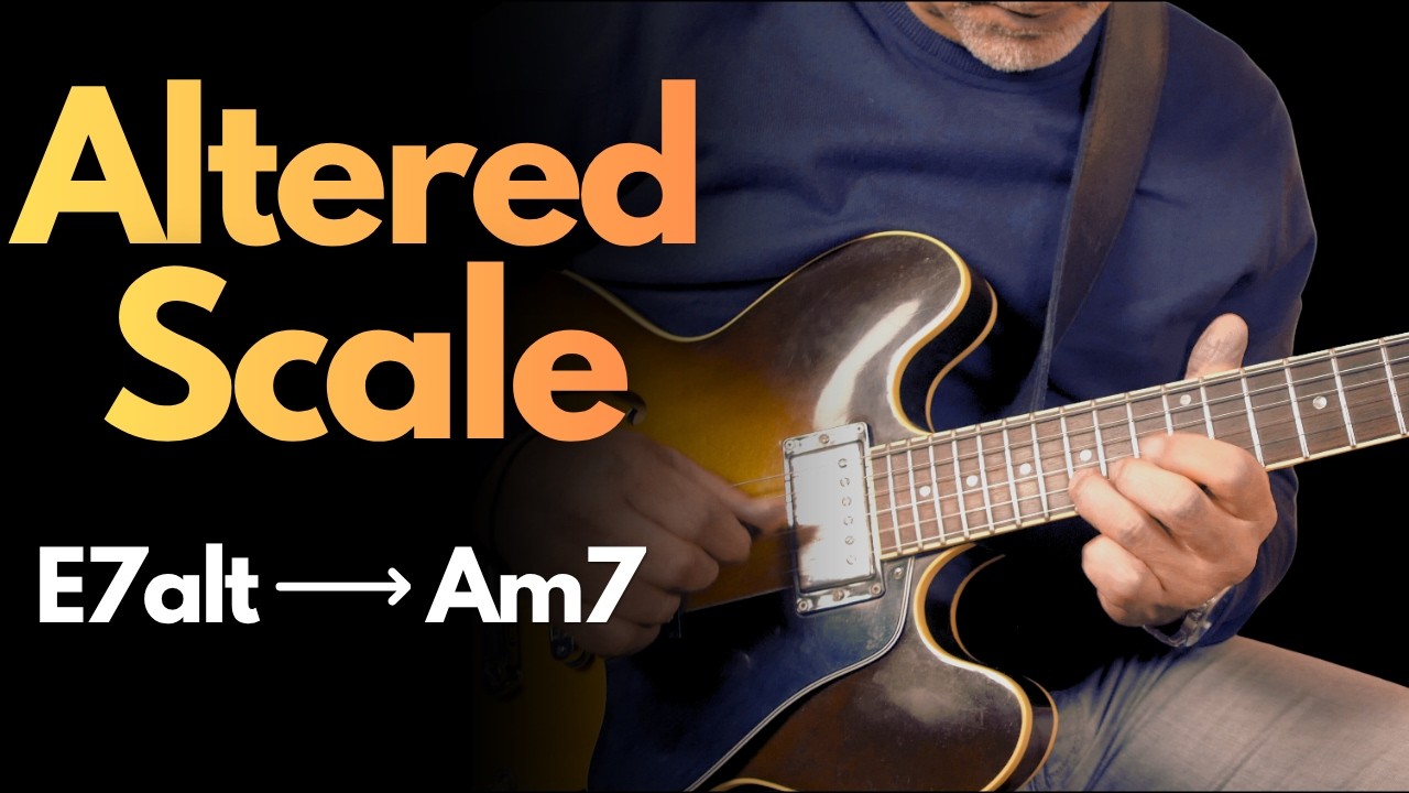 Altered Scale Vocabulary for Jazz Guitar