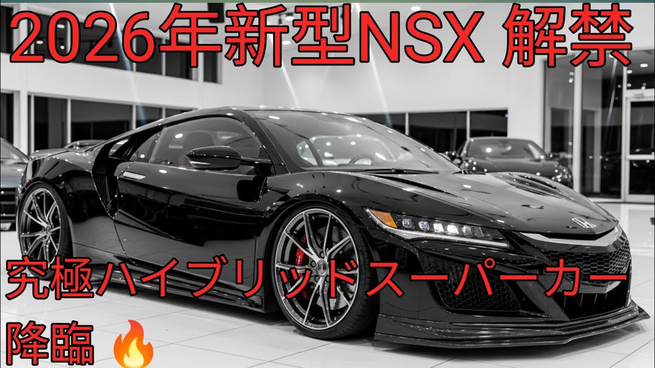 2026年最新スーパーカー完全解説Honda NSX 進化の全貌ハイブリッドが切り開く次世代パフォーマンス価格 仕様 発売情報まで徹底紹介