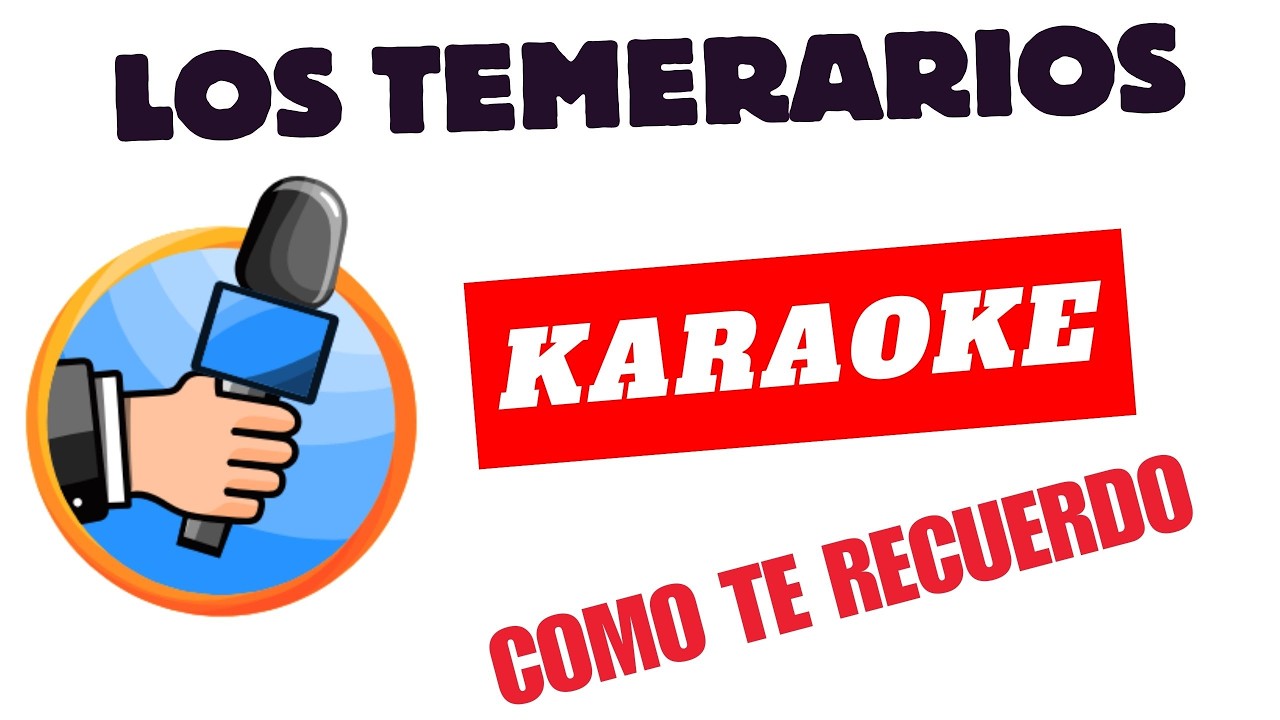 🎺 Cómo Te Recuerdo | 🎤 KARAOKE | Los Temerarios | (Maya) 🎸