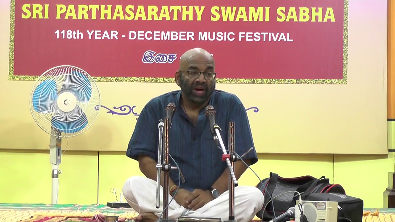 Lec Dem by Dr. Sriram Parasuram l December Music Festival 2018 l Sri Parthasarathy Swami Sabha