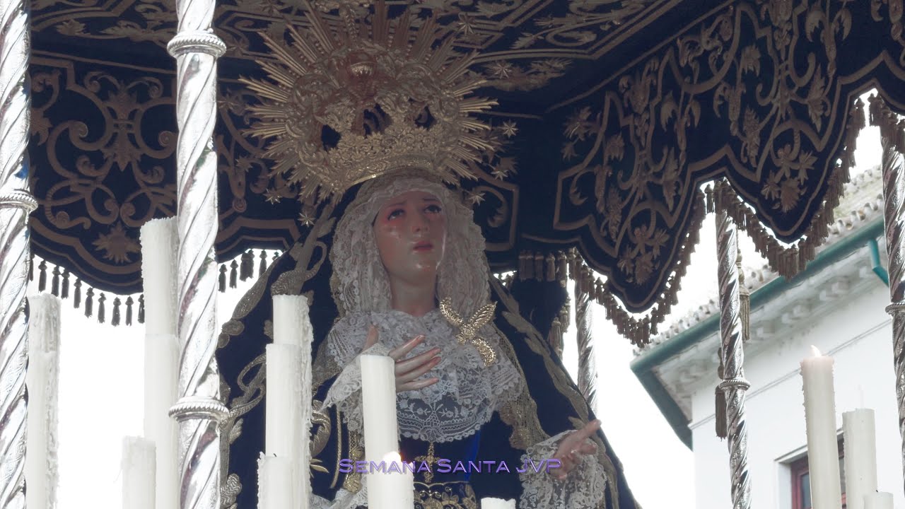 4K Nuestra Señora del Mayor Dolor en su Soledad. La Carretería. Semana Santa Sevilla 2025