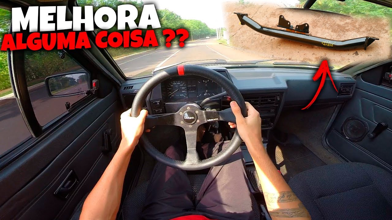BARRA ANTI TORÇÃO INFERIOR NO GOL QUADRADO !