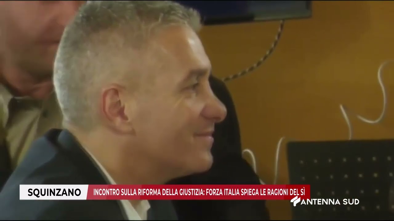 31 GENNAIO 2026 - SQUINZANO (LE) - RIFORMA DELLA GIUSTIZIA: FORZA ITALIA SPIEGA LE RAGIONI DEL SI