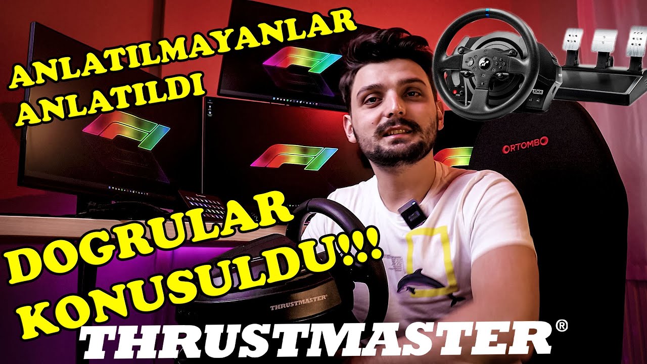 EFSANE Direksiyon Seti THRUSMASTER T300 Rs Gt Uzun Kullanım Testi