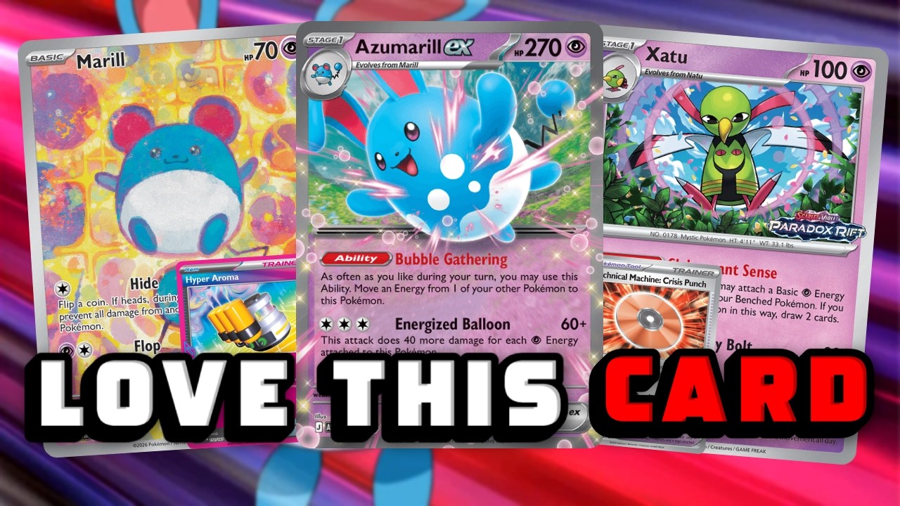 Я просто обожаю эту колоду Azumarill Ex!