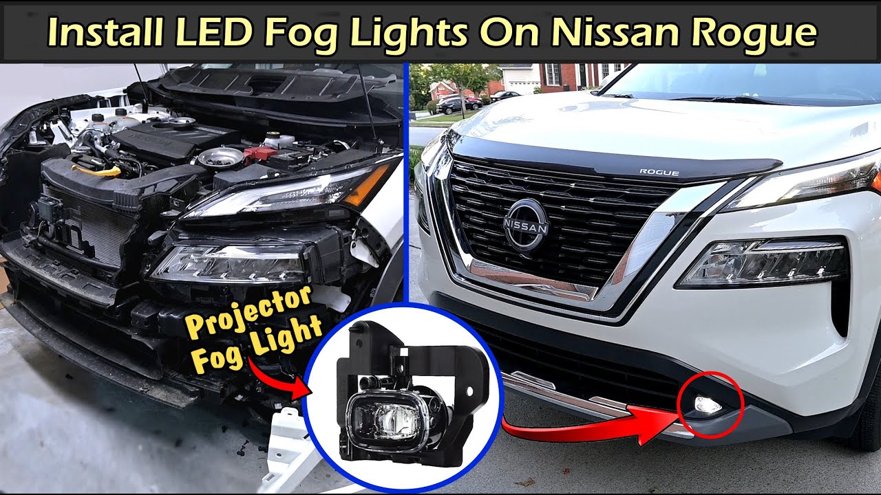 Install LED Fog Lights On Nissan Rogue | 2021+