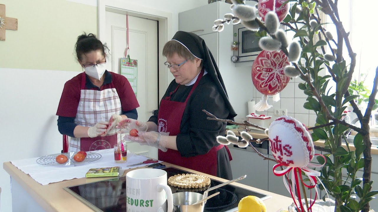 Osterbräuche: Vorbereitungen im Bischofshaus