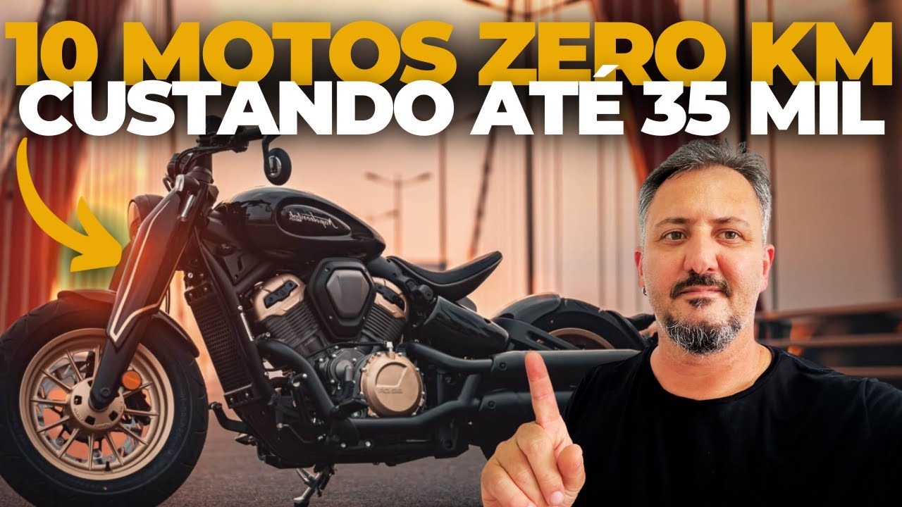 10 NOVAS motos BOAS e BARATAS custando até 35MIL