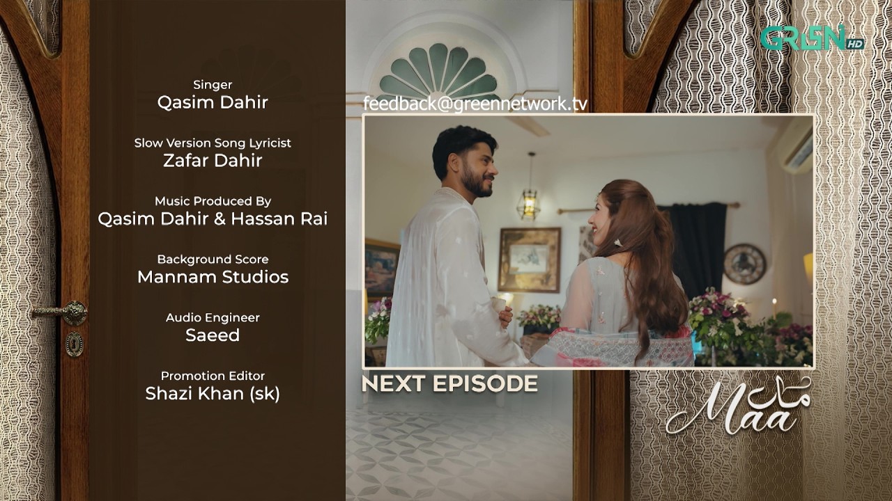 Teaser : Maa Episode 37 | Aina Asif - Ahmed Rafique - Sunita Marshall | Green TV Dramas