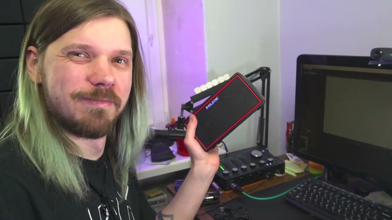 Это гитарный КОМБИК, и им можно управлять с ТЕЛЕФОНА | Nux Mighty-Air