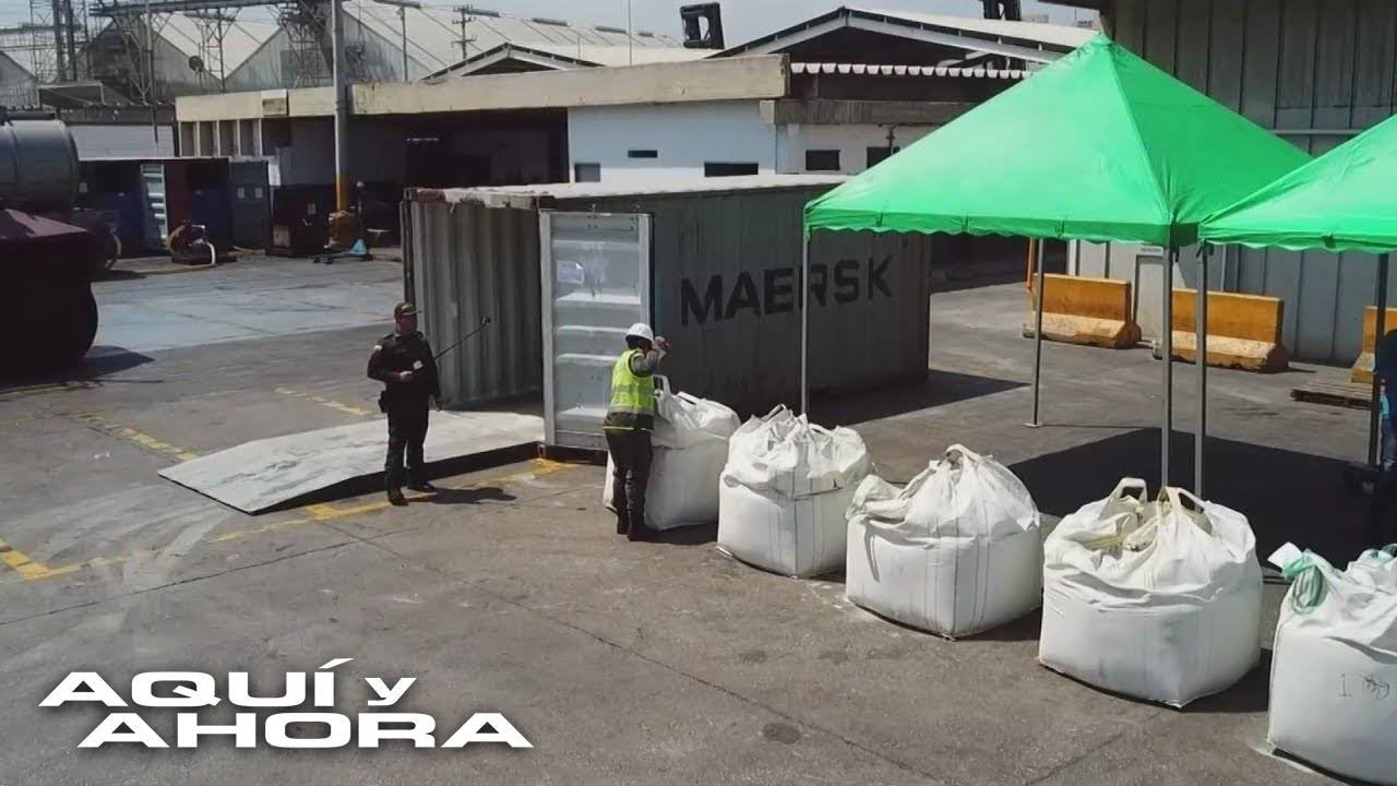 Autoridades colombianas incautaron en un puerto un cargamento de cocaína equivalente a $90 millones