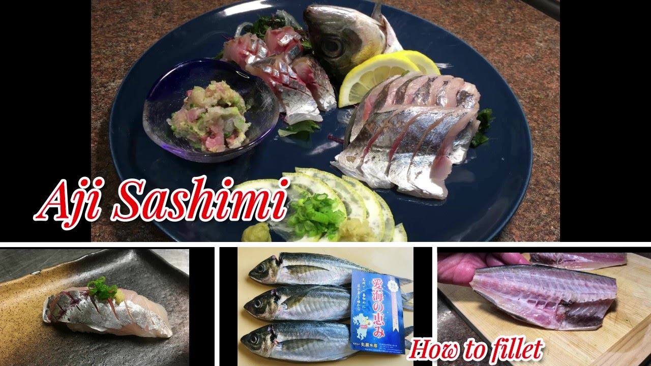 #9 "Aji" (Horse Mackerel) Sashimi /Aged 10 days Premium quality Aji from Kyusyu in Japan