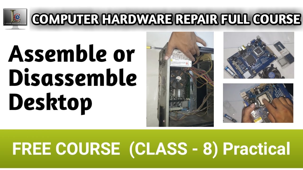 Class 8 || Assemble Desktop ||Practical class ||#Assembledesktop #practical #assemble #computer