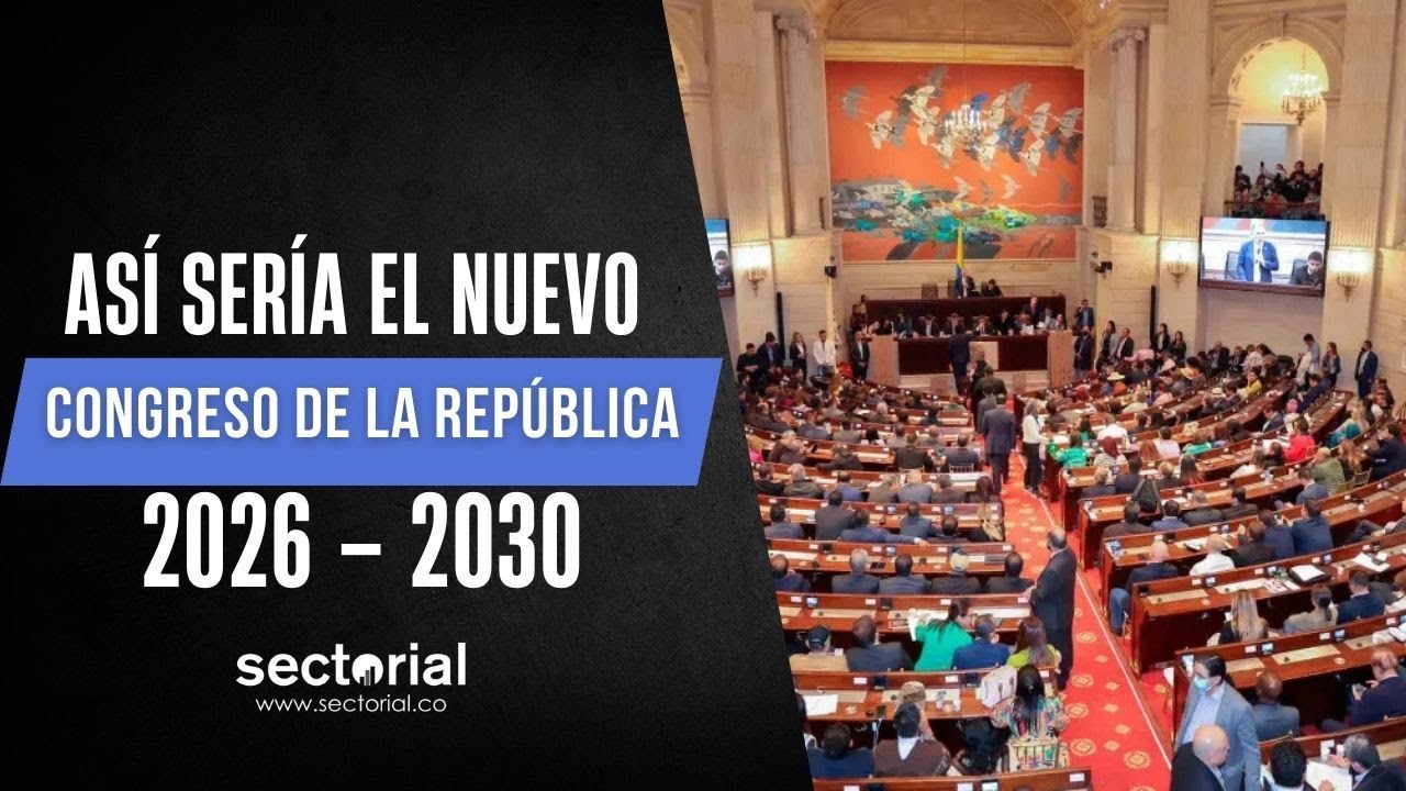 Así sería el nuevo Congreso de la República 2026 – 2030