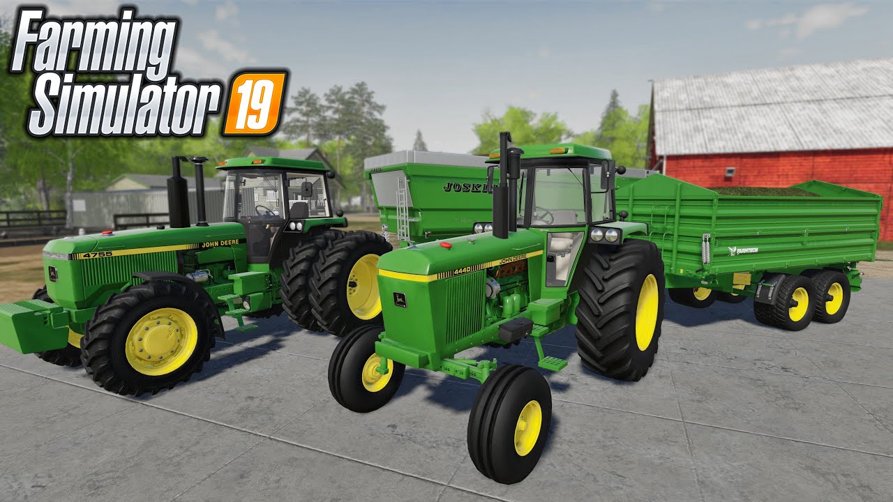 Auto Feeding Animals with Classic John Deere! | Farming Simulator 19