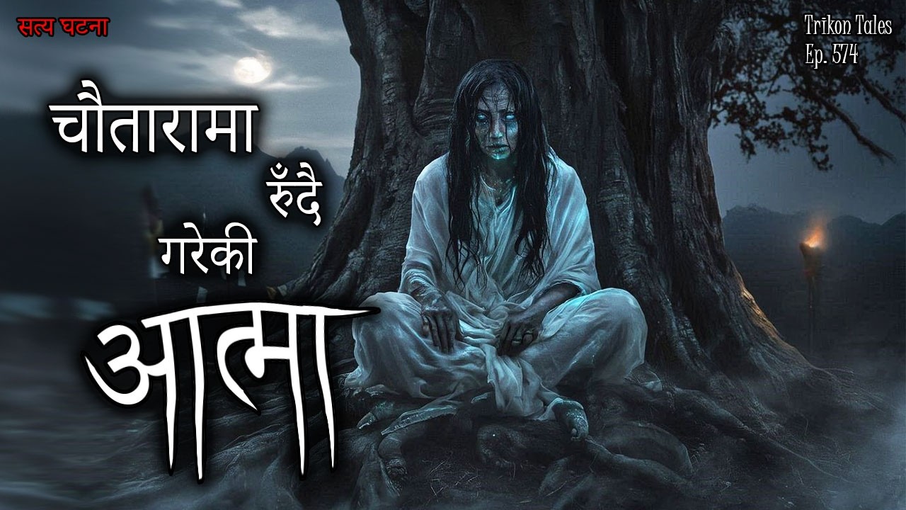 NEPALI HORROR STORY | CHAUTAARA MA RUNDAI GAREKI AATMA | SATYA GHATANA | TRIKON TALES | EP 574