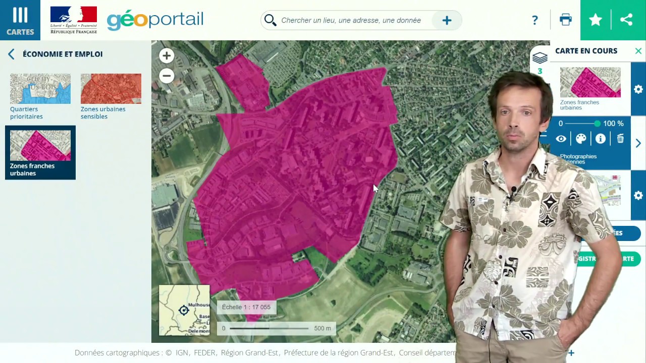 Utilisation de Géoportail