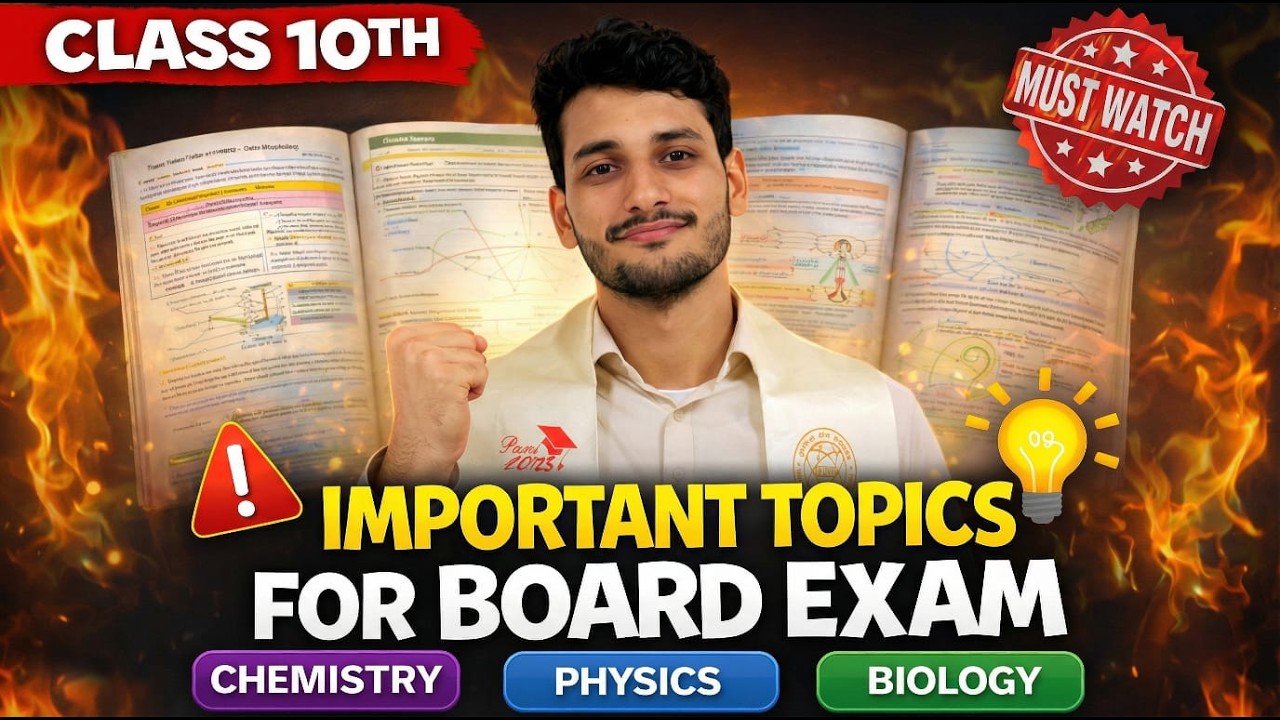 Class 10 Science Important Topics | Don’t Miss These