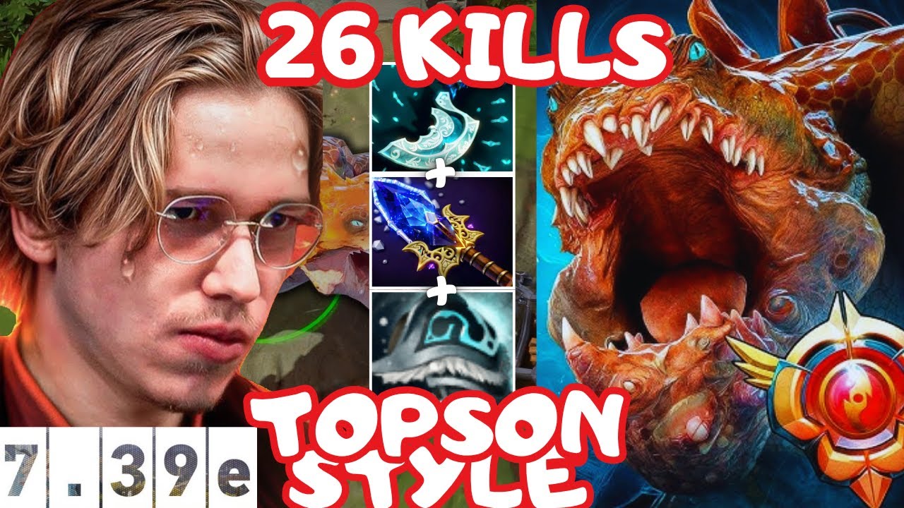 Topson Style Primal Beast Gameplay 7.39e (NEW PATCH)