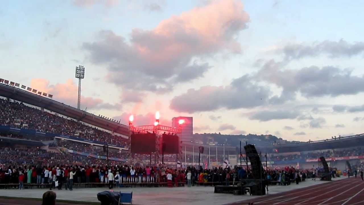 Gothia Cup 2012 opening ceremony firework.MOV