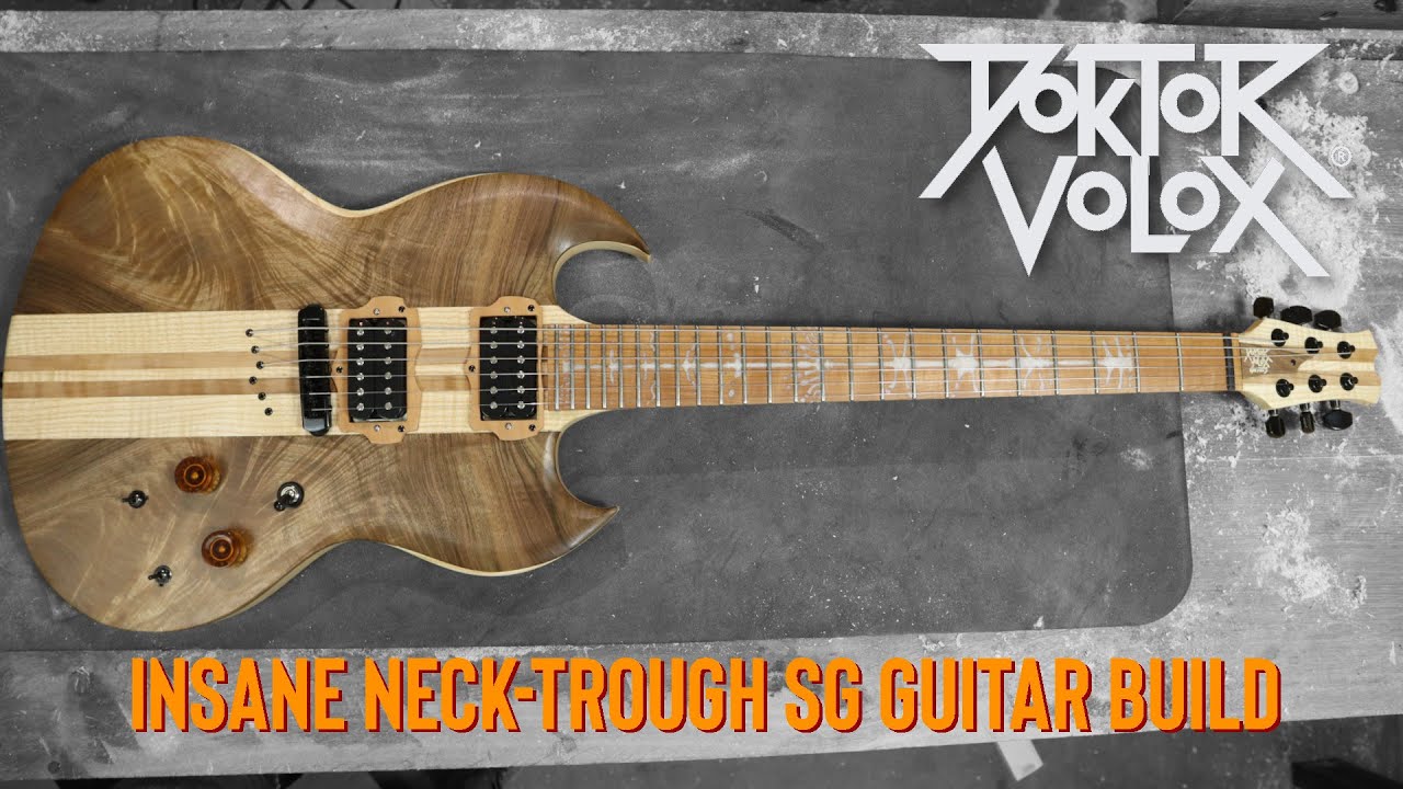 Full guitar build. Neck-through SG. Volox SV the french Gibson SG
