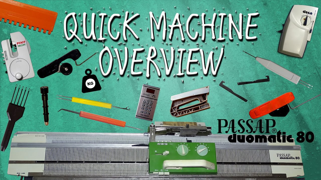 Passap Duomatic 80 - All the Parts You Need to Know
