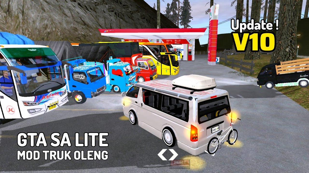 RILIS! GTA SA LITE NUANSA INDONESIA FULL MOD TRUK OLENG V10 TERBAIK