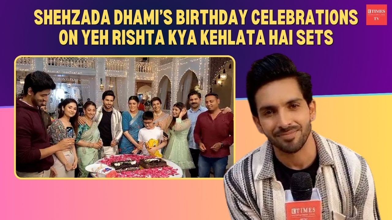 Shehzada Dhami: I was surprised to see this surprise birthday celebration for me