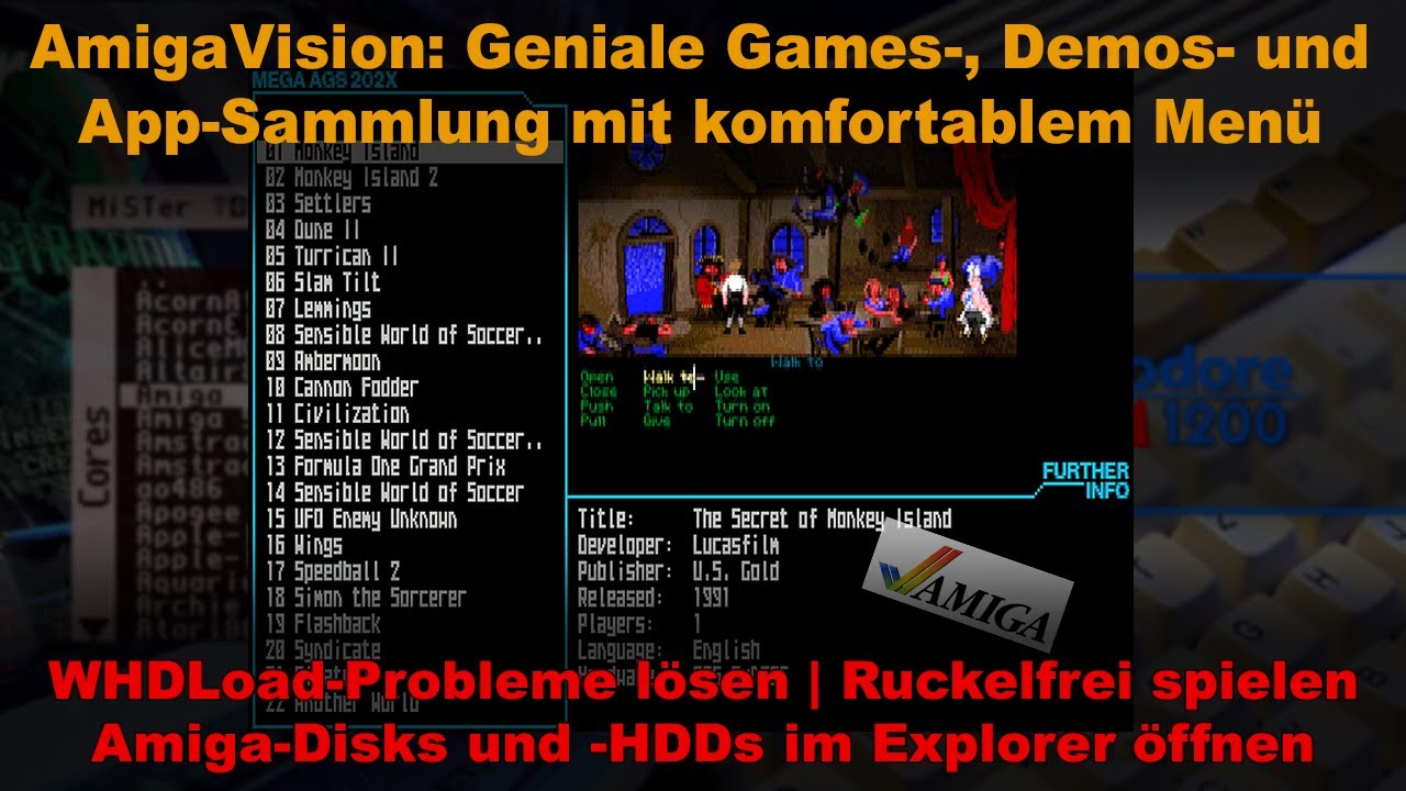 AmigaVision: Ultimativer Guide zur Top-Amiga-Sammlung für MiSTer, RetroBat & Batocera (II)[Tutorial]