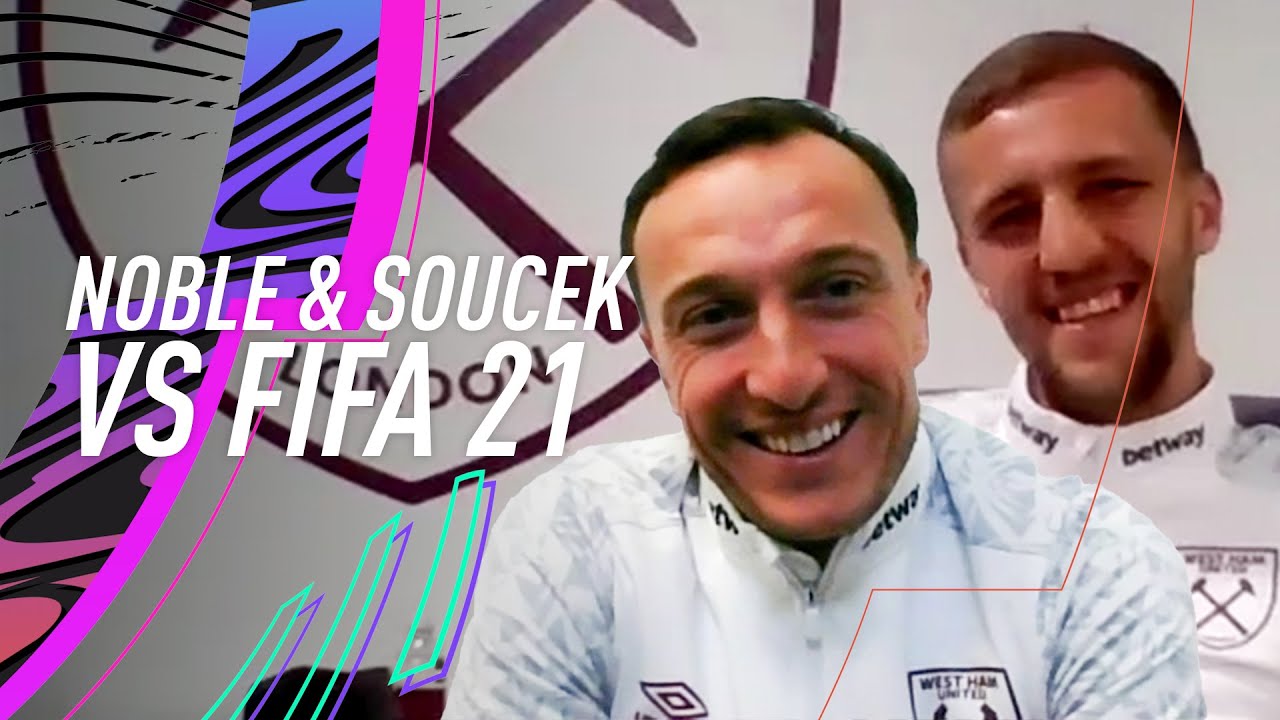 Mark Noble reveals SHOCKING fact about his penalty taking! | Mark Noble & Tomas Soucek vs FIFA 21