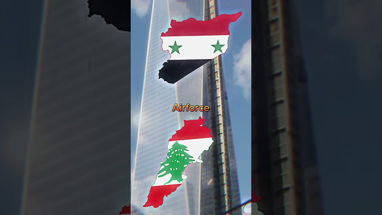 Syria VS Lebanon | Basic comparison #shorts
