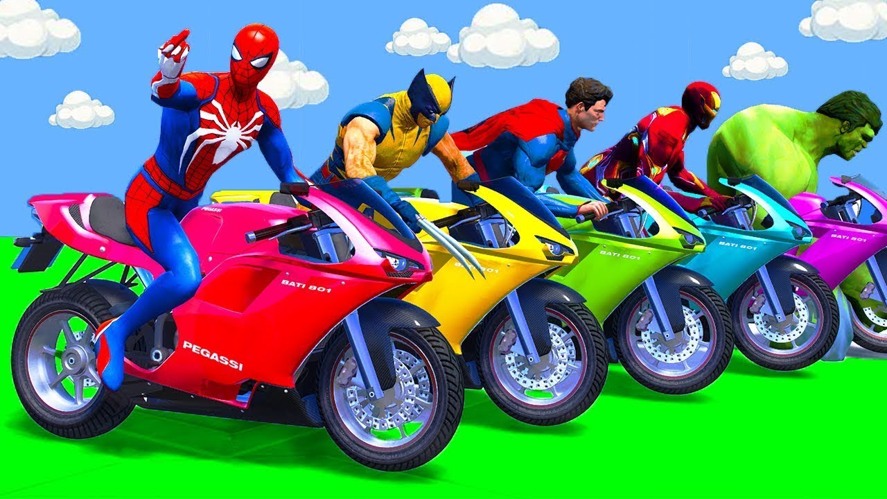 الرجل العنكبوت انقاذ باتمان Spider-Man Rescue batman vs iron man vs venom funny Game GTA 5 superhero