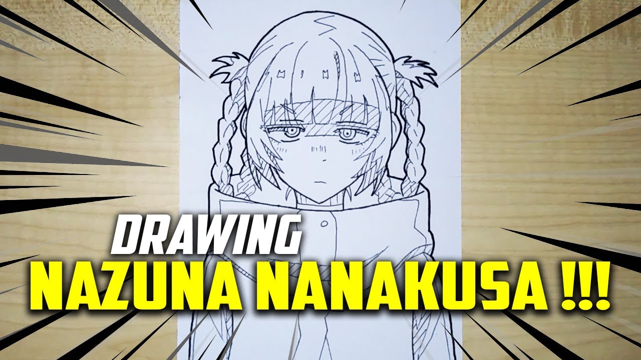 How to Draw NAZUNA NANAKUSA (七草 ナズナ) !!! | Yofukashi no Uta | Call of the Night | Anime Sketch