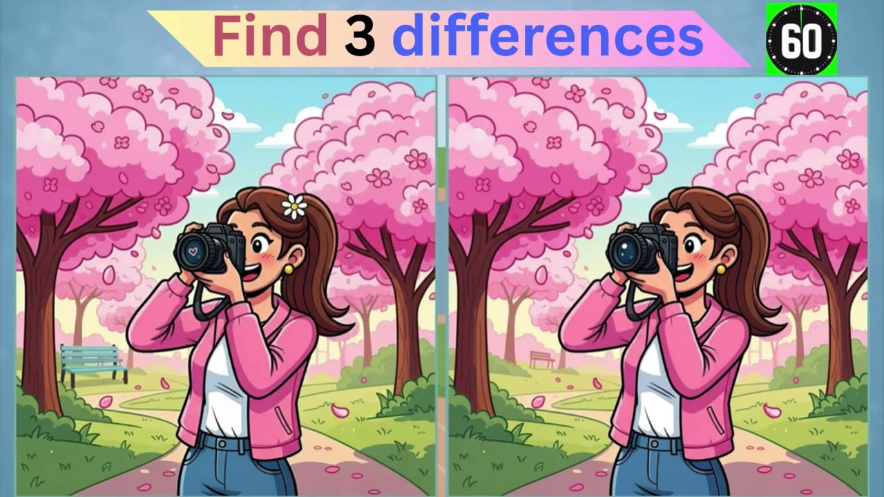 Find 3 differences | How sharp your mind | Test your brain