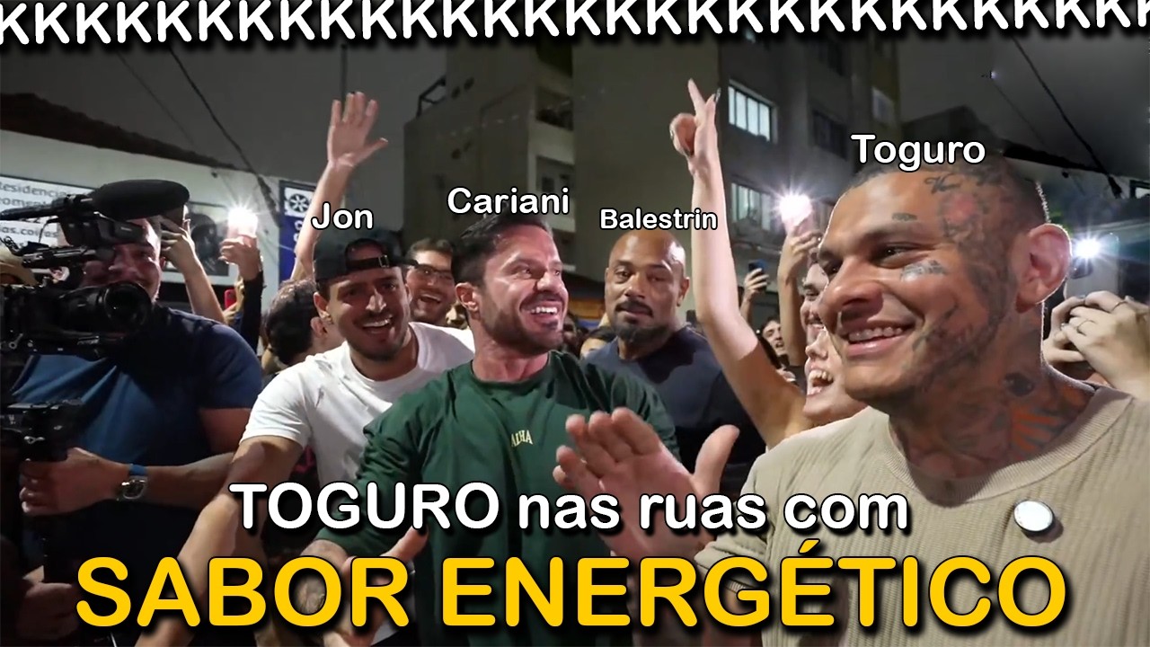 TOGURO com SABOR energético nas RUAS de SÃO CAETANO *FOI UMA LOUCURA* TOGURO x JON VLOGS