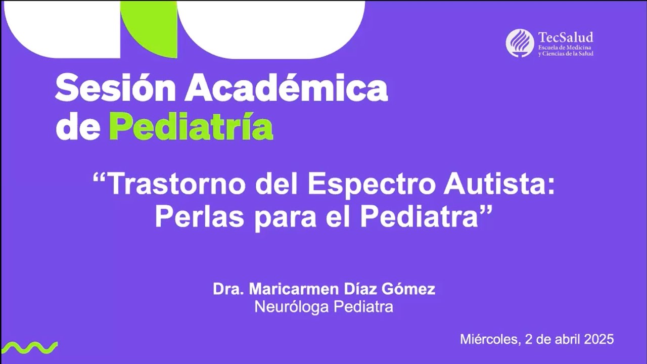 Trastorno del Espectro Autista Perlas para el Pediatra