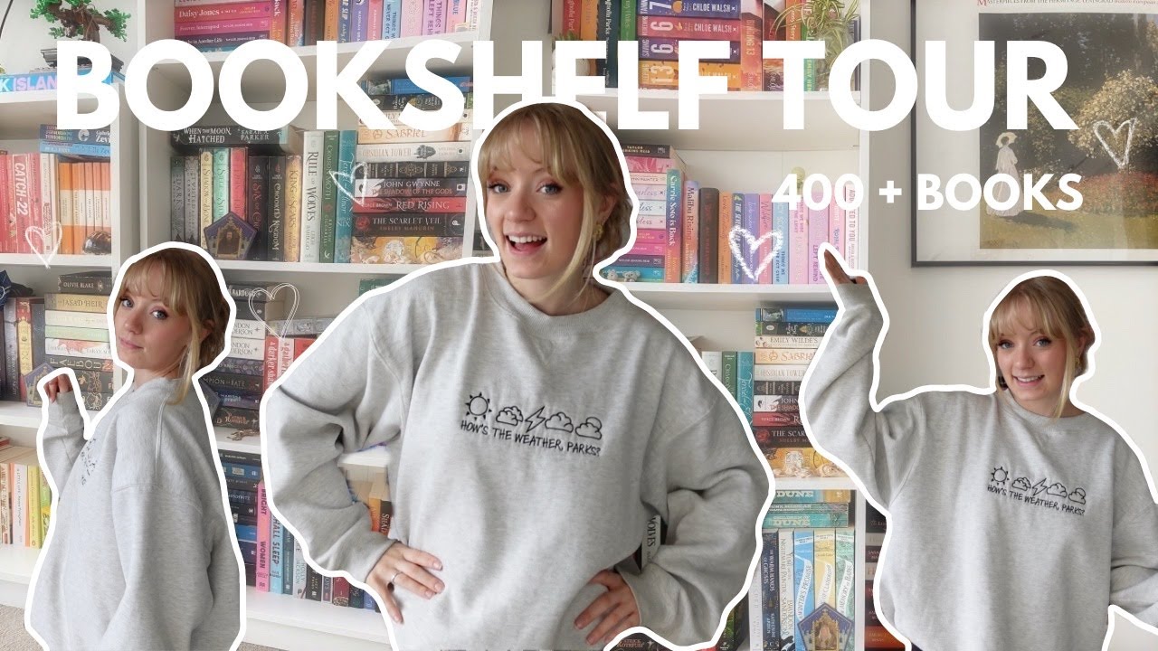 bookshelf tour (my 400+ fantasy library) 📖🧚