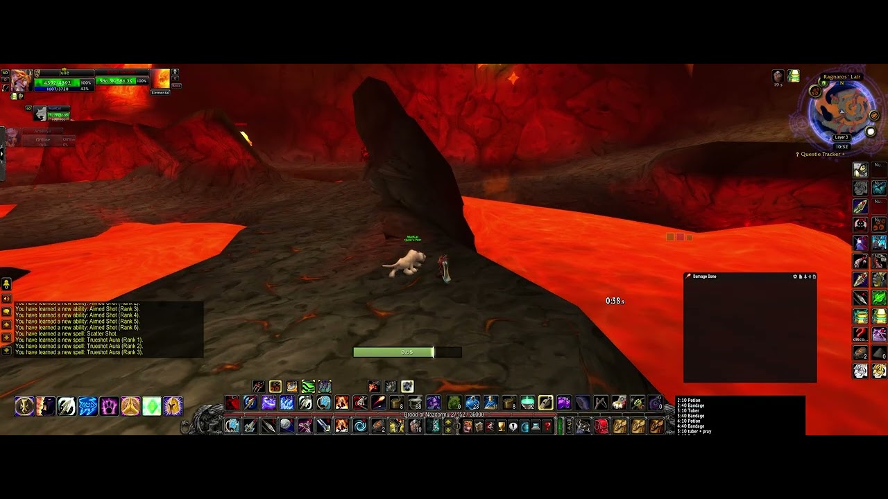 level 60 hunter baron geddon solo with commentary