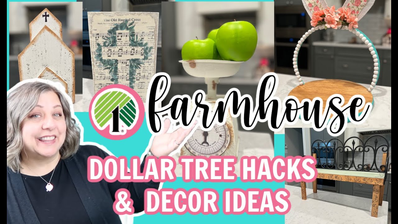 Dollar Tree Decor Hacks!  🤯 DIYS with a toilet plunger and garden fence!