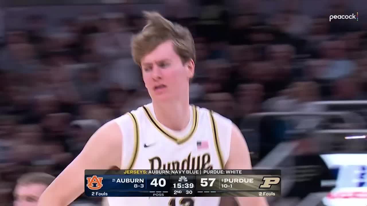 Daniel Jacobsen ROCKS THE RIM vs. Auburn | Purdue Basketball