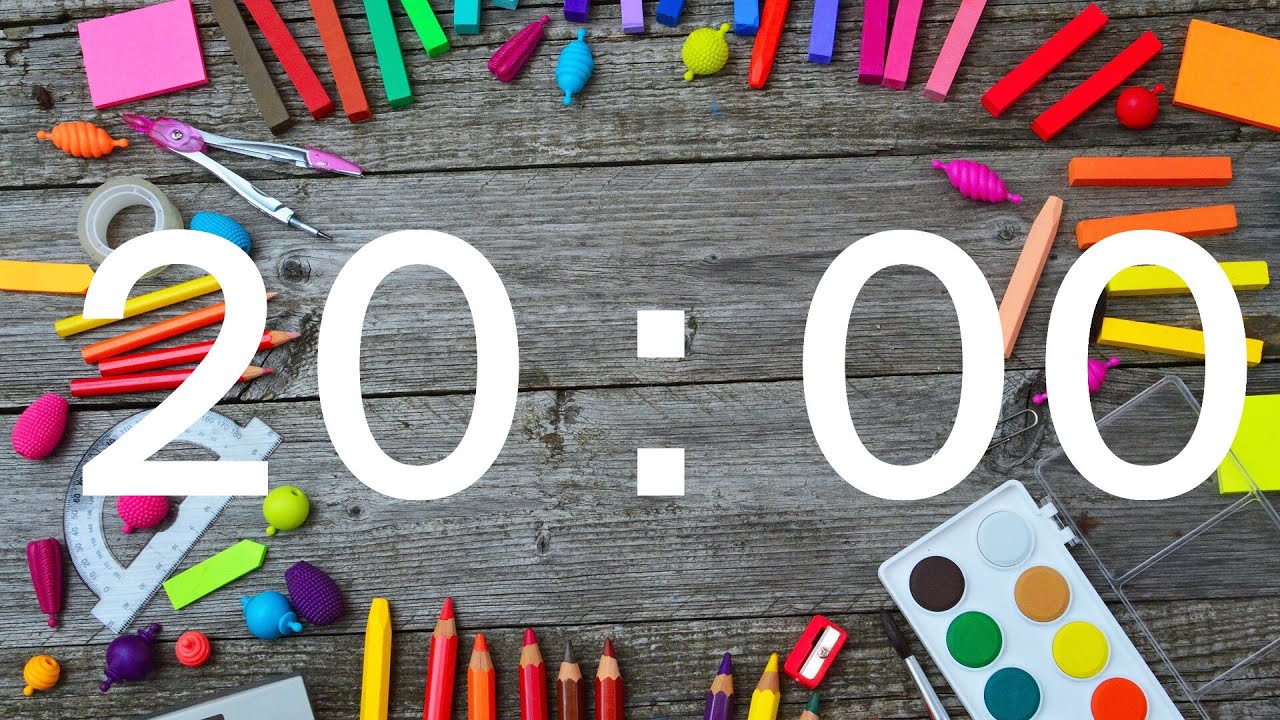 20 Minute Art Classroom Timer