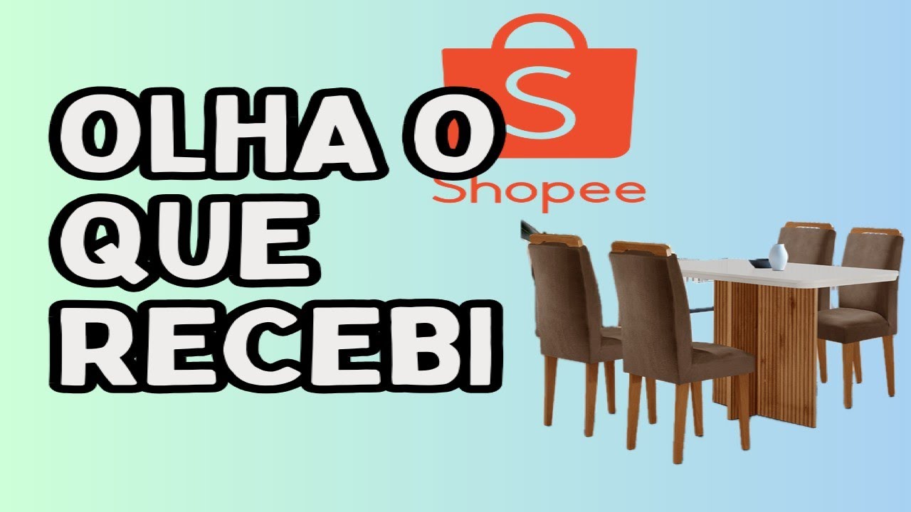 Mesa Jantar Olimpia 120CM MDF Canto Reto 4 Cadeiras Athenas 2025 - REVIEW TESTADO
