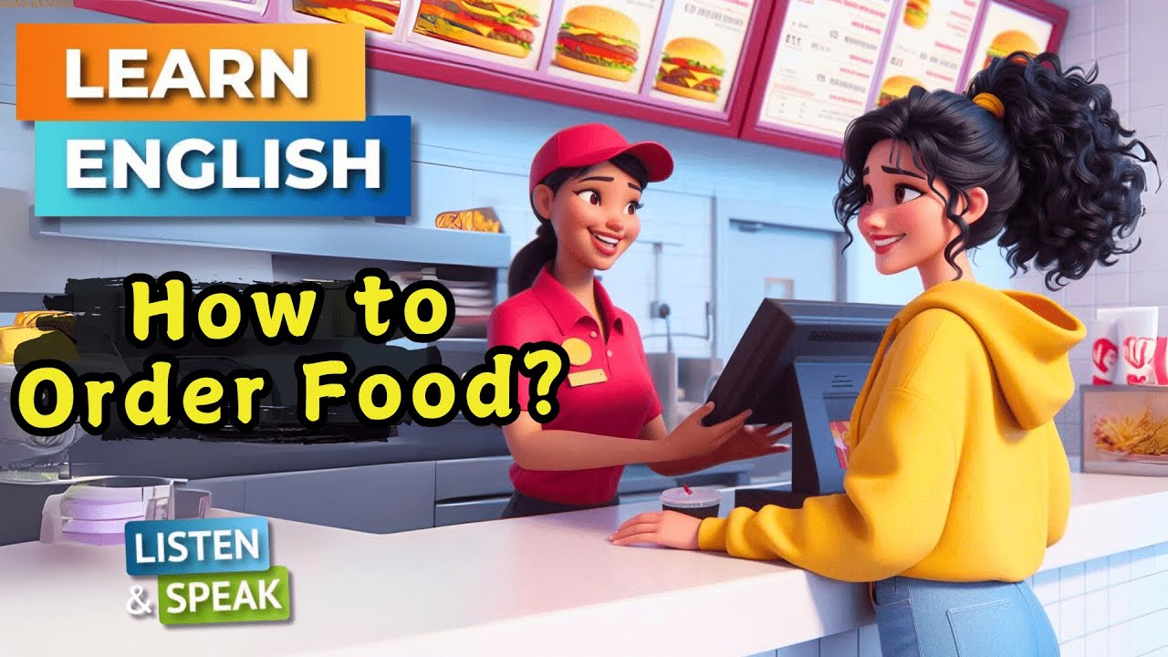 How To order food in english?  | Improve Your English | English Listening Skills - Speaking Skills