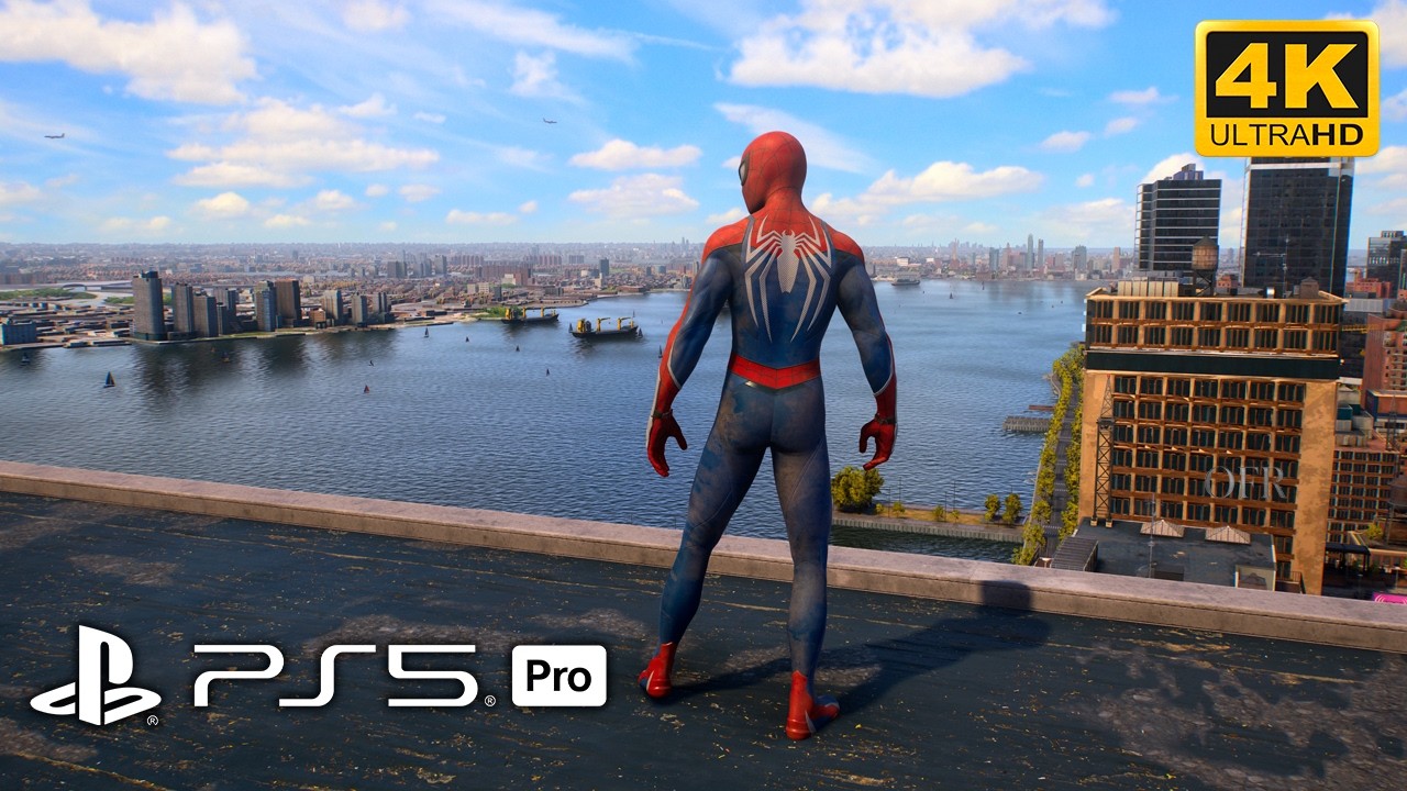 Spider-Man 2 on PS5 Pro is amazing! Free Roam in realistic 4K Ultra!