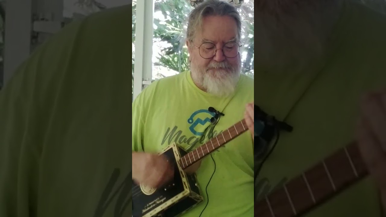 D-Art Homemade Guitar Co. Presents Brick House Electric Cigar Box Guitar 